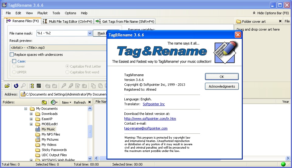Tag&Rename 3.9.15 Crack Plus Registration Key Download 2022